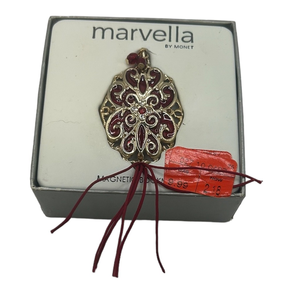Vintage Marvella by Monet Magnetic Bookmark